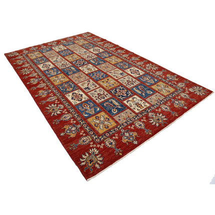 Bakhtiari 6'5" X 9'9" Wool Hand-Knotted Rug