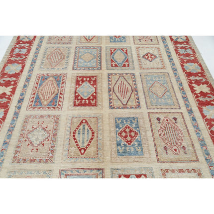 Bakhtiari 6'9" X 10'1" Wool Hand-Knotted Rug