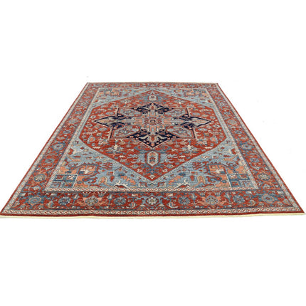 Heriz 8'0" X 9'11" Wool Hand-Knotted Rug