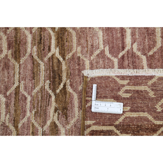 Modcar 5' 9" X 7' 8" Hand-Knotted Wool Rug 5' 9" X 7' 8" (175 X 234) / Brown / Brown