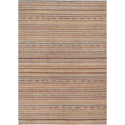 Berjesta 6' 8" X 9' 4" Hand-Knotted Wool Rug 6' 8" X 9' 4" (203 X 284) / Multi / Multi