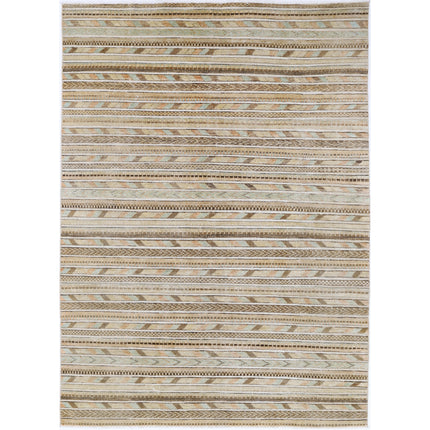 Berjesta 6' 7" X 9' 5" Hand-Knotted Wool Rug 6' 7" X 9' 5" (201 X 287) / Multi / Multi