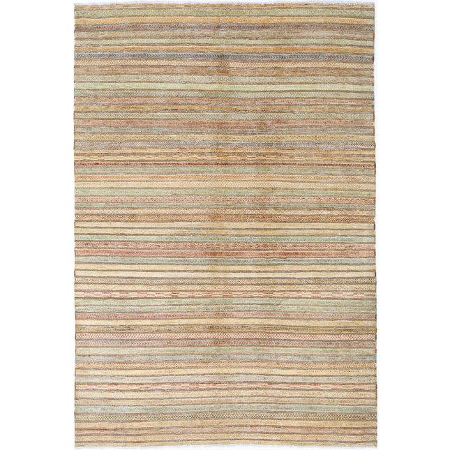 Berjesta 6' 6" X 9' 4" Hand-Knotted Wool Rug 6' 6" X 9' 4" (198 X 284) / Multi / Multi