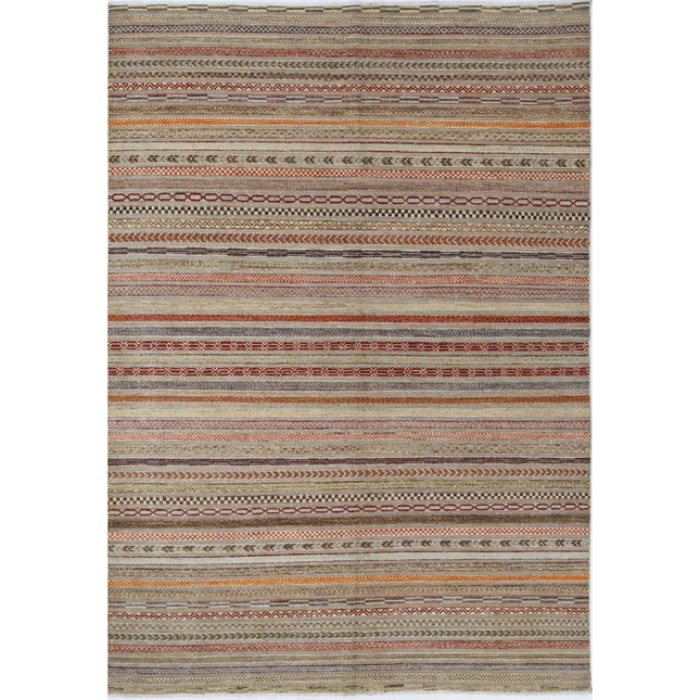 Berjesta 6' 6" X 9' 6" Hand-Knotted Wool Rug 6' 6" X 9' 6" (198 X 290) / Multi / Multi