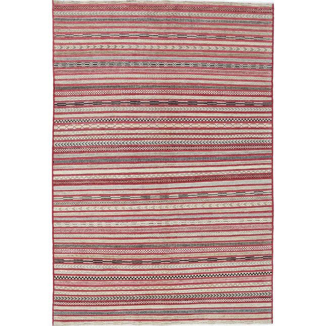 Berjesta 6' 6" X 9' 8" Hand-Knotted Wool Rug 6' 6" X 9' 8" (198 X 295) / Multi / Multi