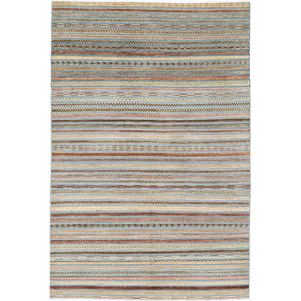 Berjesta 6' 6" X 9' 7" Hand-Knotted Wool Rug 6' 6" X 9' 7" (198 X 292) / Multi / Multi