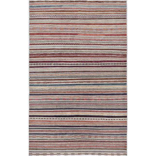 Berjesta 6' 3" X 9' 9" Hand-Knotted Wool Rug 6' 3" X 9' 9" (191 X 297) / Multi / Multi