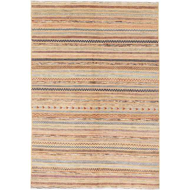 Berjesta 6' 5" X 9' 4" Hand-Knotted Wool Rug 6' 5" X 9' 4" (196 X 284) / Multi / Multi