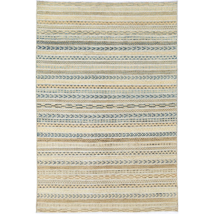 Berjesta 6' 6" X 9' 9" Hand-Knotted Wool Rug 6' 6" X 9' 9" (198 X 297) / Multi / Multi