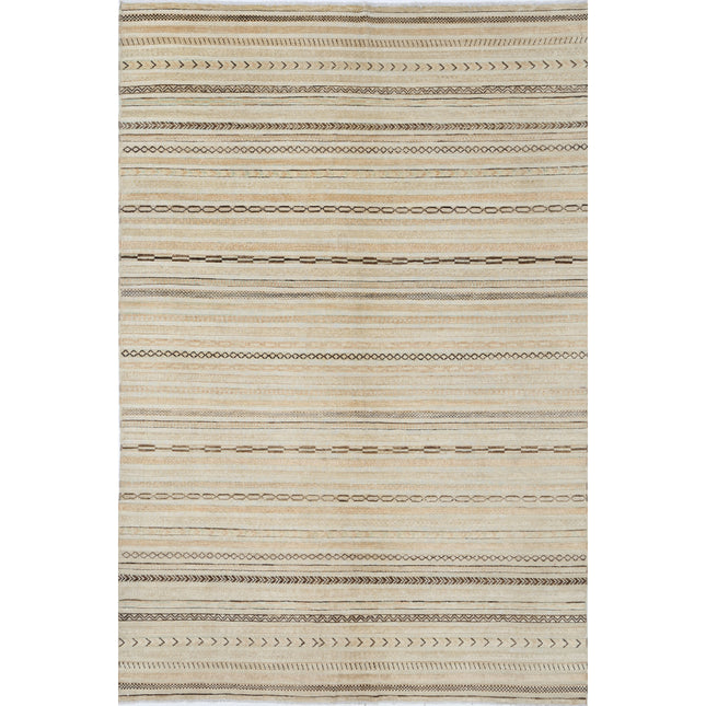 Berjesta 6' 5" X 9' 5" Hand-Knotted Wool Rug 6' 5" X 9' 5" (196 X 287) / Multi / Multi