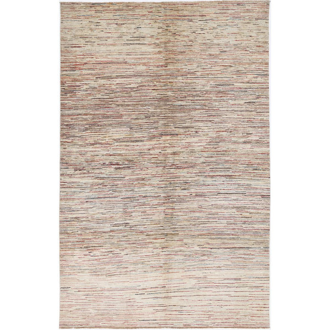 Modcar 6' 1" X 9' 7" Hand-Knotted Wool Rug 6' 1" X 9' 7" (185 X 292) / Multi / Multi