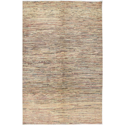 Modcar 5' 6" X 7' 9" Hand-Knotted Wool Rug 5' 6" X 7' 9" (168 X 236) / Multi / Multi