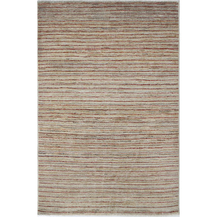 Modcar 3' 2" X 4' 9" Hand-Knotted Wool Rug 3' 2" X 4' 9" (97 X 145) / Multi / Multi