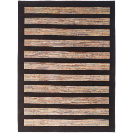 Modcar 8' 11" X 12' 0" Hand-Knotted Wool Rug 8' 11" X 12' 0" (272 X 366) / Brown / Multi