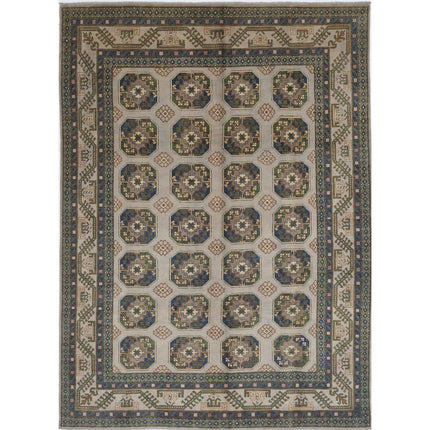 Revival Wool Hand Knotted Rug IVA0012652 - Natalia Rugs