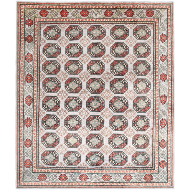 Revival Wool Hand Knotted Rug IVA0014019 - Natalia Rugs