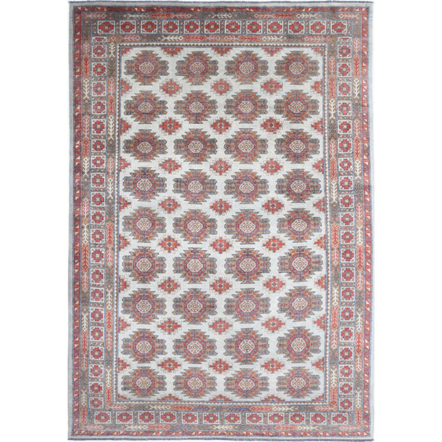 Revival Wool Hand Knotted Rug IVA0014108 - Natalia Rugs