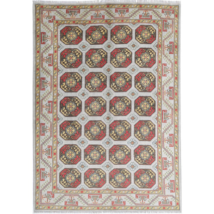 Revival Wool Hand Knotted Rug IVA0015346 - Natalia Rugs