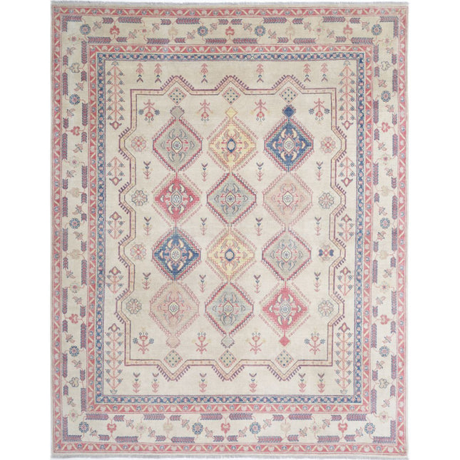 Revival Wool Hand Knotted Rug IVA0015348 - Natalia Rugs