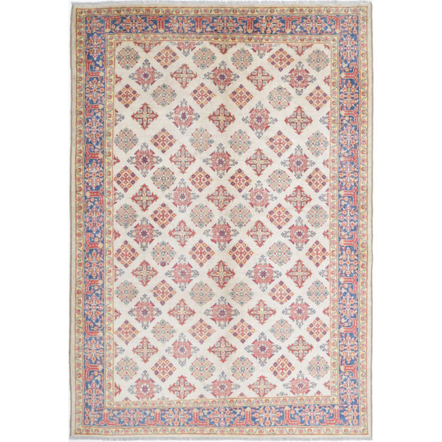 Revival Wool Hand Knotted Rug IVA0015358 - Natalia Rugs