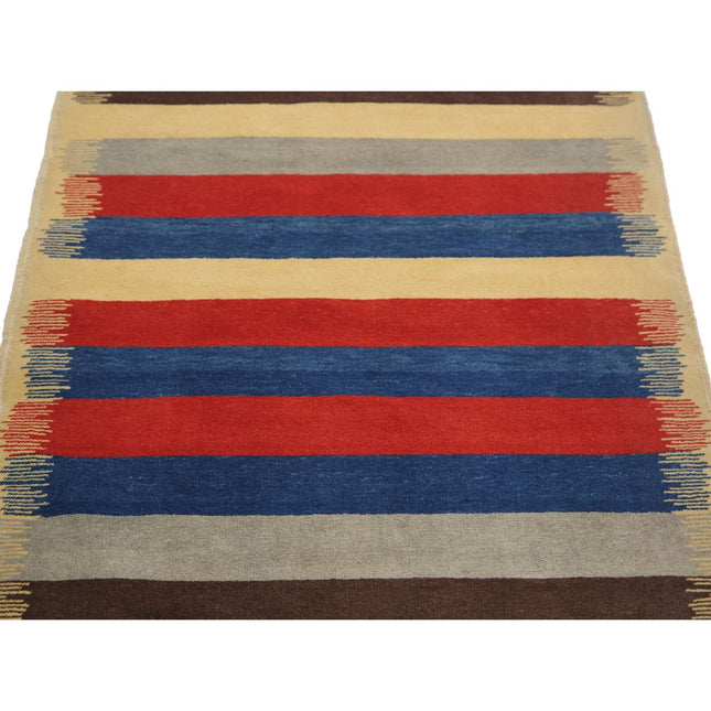 Modcar 2' 5" X 6' 6" Hand-Knotted Wool Rug 2' 5" X 6' 6" (74 X 198) / Multi / Multi