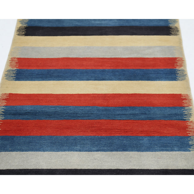 Modcar 2' 8" X 6' 5" Hand-Knotted Wool Rug 2' 8" X 6' 5" (81 X 196) / Multi / Multi