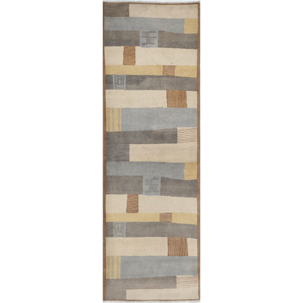 Modcar 2' 7" X 8' 0" Hand-Knotted Wool Rug 2' 7" X 8' 0" (79 X 244) / Multi / Multi