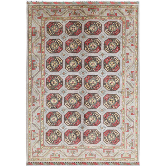 Revival Wool Hand Knotted Rug IVA0015816 - Natalia Rugs