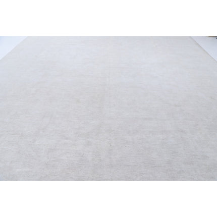 Serenity 13' 0" X 16' 10" Hand-Knotted Wool Rug 13' 0" X 16' 10" (396 X 513) / Brown / Ivory