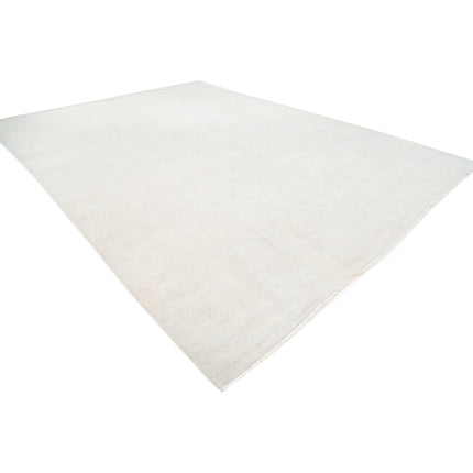 Serenity 12' 10" X 17' 2" Hand-Knotted Wool Rug 12' 10" X 17' 2" (391 X 523) / Ivory / Ivory