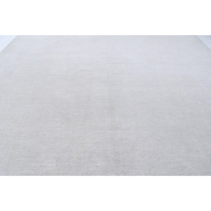 Serenity 12' 2" X 15' 0" Hand-Knotted Wool Rug 12' 2" X 15' 0" (371 X 457) / Ivory / Ivory