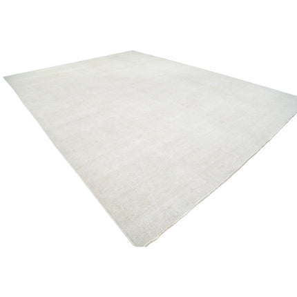 Serenity 12' 4" X 16' 3" Hand-Knotted Wool Rug 12' 4" X 16' 3" (376 X 495) / Ivory / Ivory