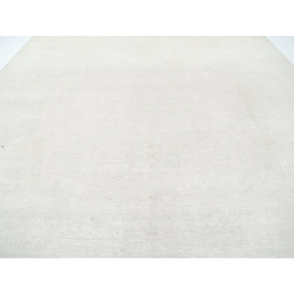 Serenity 12' 4" X 16' 3" Hand-Knotted Wool Rug 12' 4" X 16' 3" (376 X 495) / Ivory / Ivory