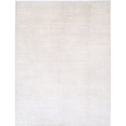Serenity 12' 4" X 16' 3" Hand-Knotted Wool Rug 12' 4" X 16' 3" (376 X 495) / Ivory / Ivory