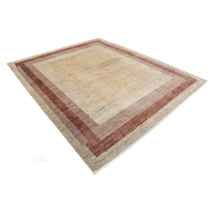 Modcar 8' 4" X 9' 10" Hand-Knotted Wool Rug 8' 4" X 9' 10" (254 X 300) / Brown / Brown