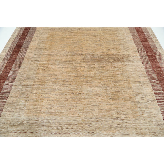 Modcar 8' 4" X 9' 10" Hand-Knotted Wool Rug 8' 4" X 9' 10" (254 X 300) / Brown / Brown