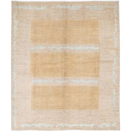 Modcar 7' 9" X 9' 2" Hand-Knotted Wool Rug 7' 9" X 9' 2" (236 X 279) / Brown / Brown