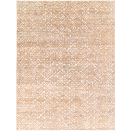 Modcar 6' 7" X 8' 11" Hand-Knotted Wool Rug 6' 7" X 8' 11" (201 X 272) / Brown / Brown