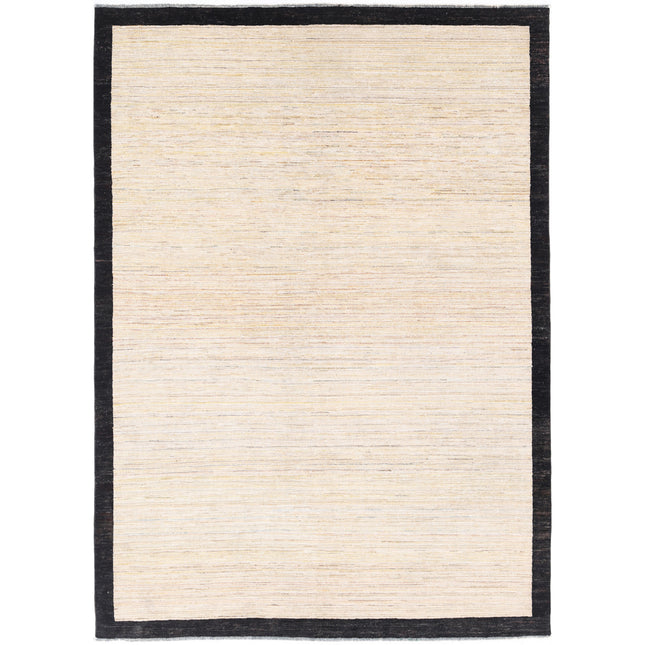 Modcar 6' 2" X 9' 2" Hand-Knotted Wool Rug 6' 2" X 9' 2" (188 X 279) / Multi / Black