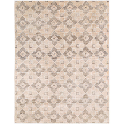 Modcar 5' 9" X 7' 7" Hand-Knotted Wool Rug 5' 9" X 7' 7" (175 X 231) / Brown / Brown