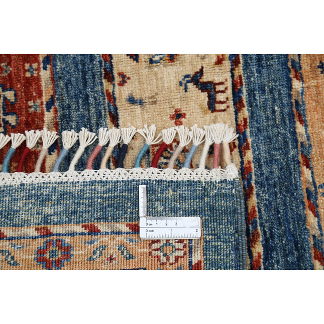 Khurjeen 6' 7" X 10' 0" Hand-Knotted Wool Rug 6' 7" X 10' 0" (201 X 305) / Multi / Multi