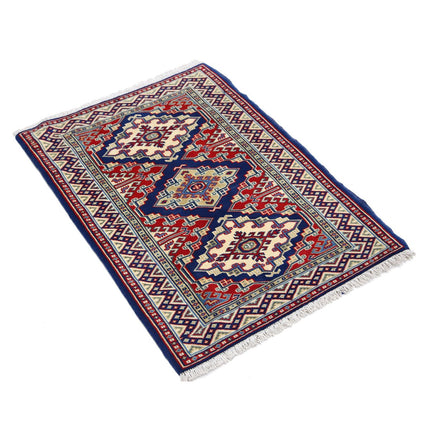 Kazak 2' 0" X 2' 11" Wool Hand Knotted Rug