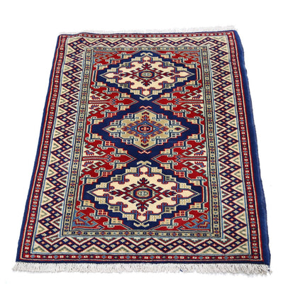 Kazak 2' 0" X 2' 11" Wool Hand Knotted Rug