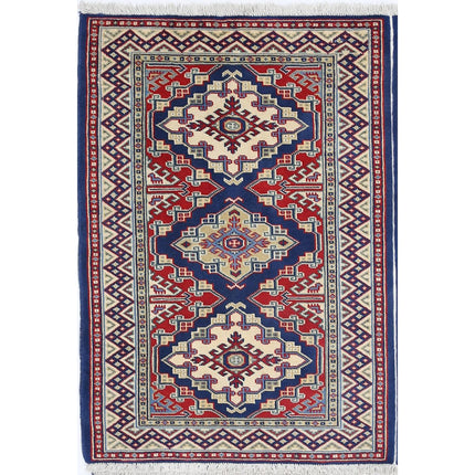 Kazak Wool Hand Knotted Rug IVA0001831 - Natalia Rugs