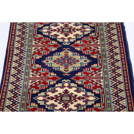 Kazak 2' 2" X 3' 0" Wool Hand Knotted Rug