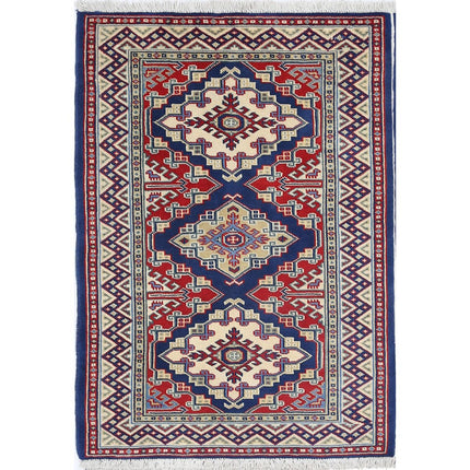 Kazak Wool Hand Knotted Rug IVA0001832 - Natalia Rugs