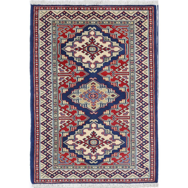 Kazak Wool Hand Knotted Rug IVA0001832 - Natalia Rugs