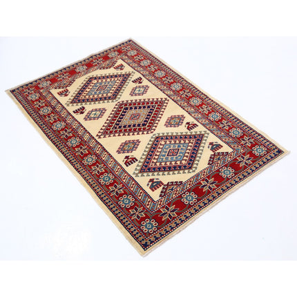 Kazak 2' 8" X 4' 0" Wool Hand Knotted Rug