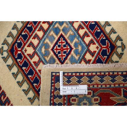 Kazak 2' 8" X 4' 0" Wool Hand Knotted Rug