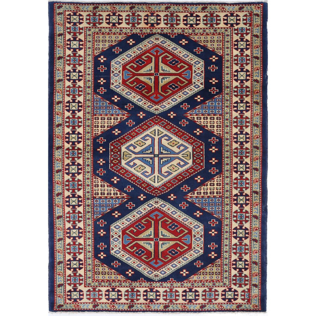 Kazak Wool Hand Knotted Rug IVA0001840 - Natalia Rugs